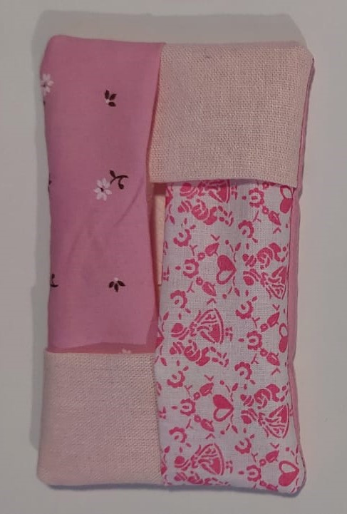 Rosa Taschentüchertasche, Maße: 13x8cm, Preis: 3€